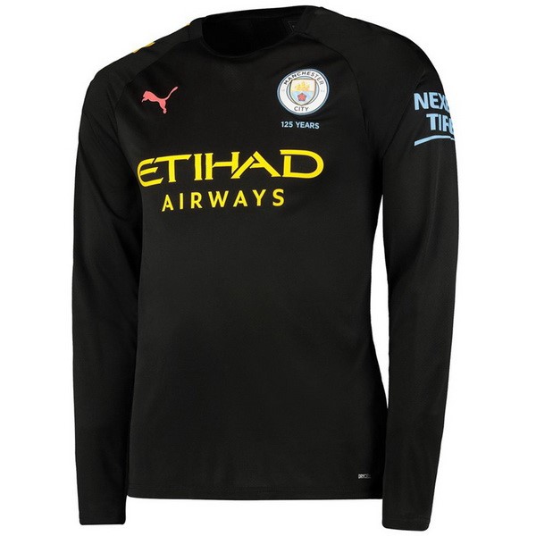 Maillot Football Manchester City Exterieur ML 2019-20 Noir